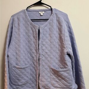 J. Crew‎ Light Purple Quilted Jacket